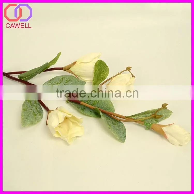high quality silk artificial magnolia flower