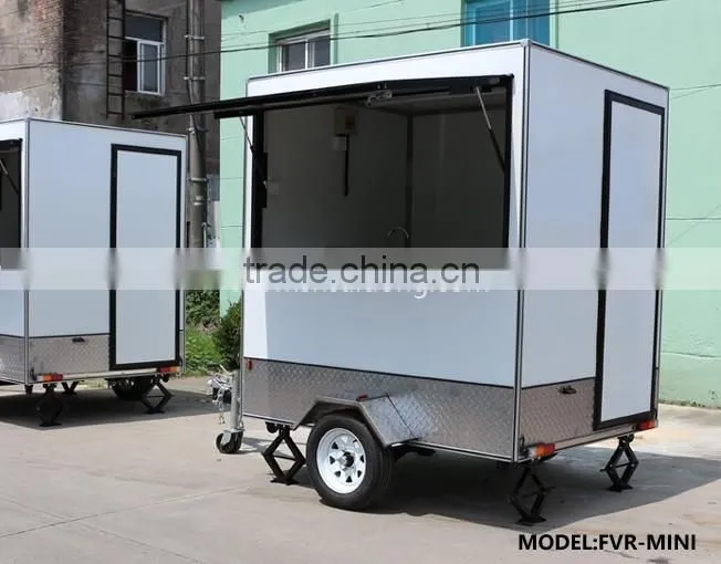 low cost mobile food kiosk machine/food trailer