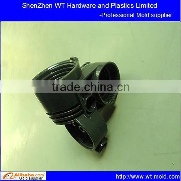 precision ABS plastic injection connector with screw mould