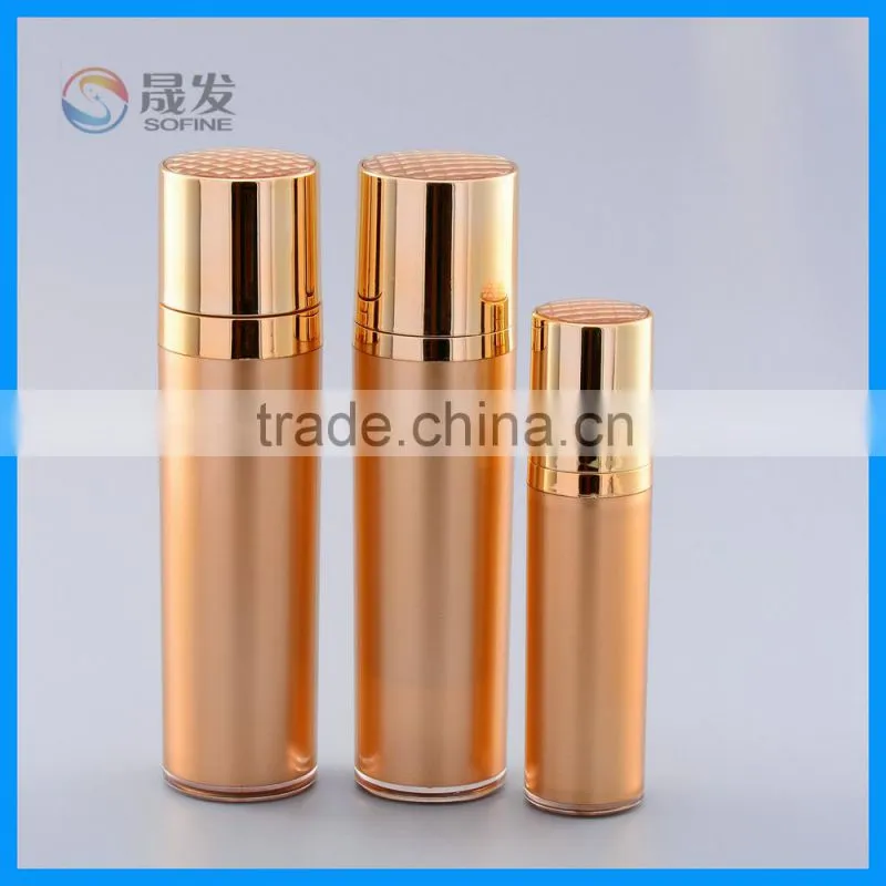 Empty cosmetic acrylic lotion bottle