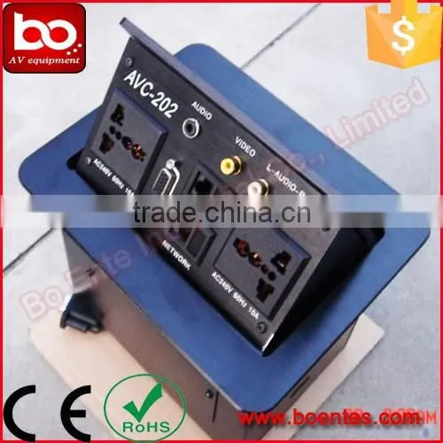 Boente Pop Up Socket with 2 power with 2 Network for Conference Table