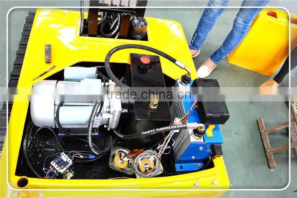 fashinal toy excavator park amusement equipment with coin operated