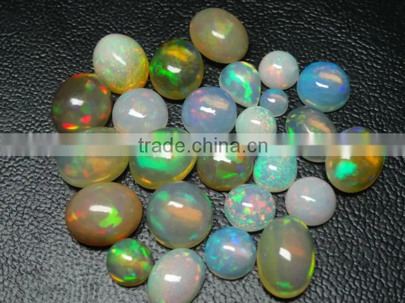 6x4 Ethiopina opal cabochon, ++AAA quality , play of color and fire