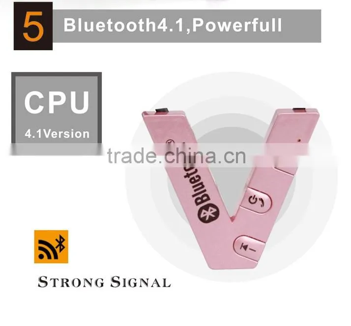 V4.1 Sports Stereo Bluetooth Wireless Headset Headphones With Excellant Deep Bass