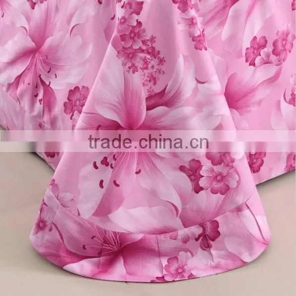 Wholesale 100% cotton Reactive printing 3d bedding sets,king size bed linen,bedding set,Bed sheet/duvet cover