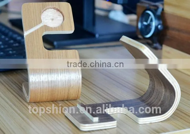 Wholesale for ipad iphone 6 wood stand charging stand holder multi-function, for apple watch wooden stand