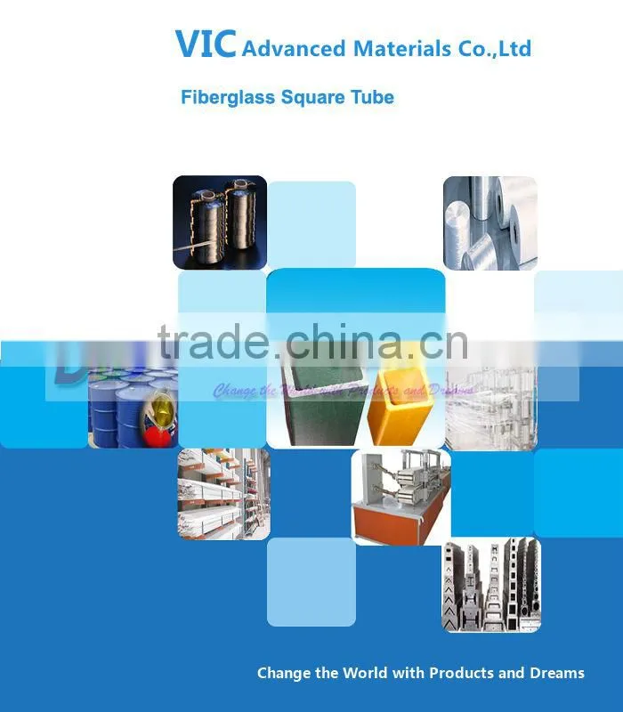 Pultruded Fiberglass Round Hollow Tube Made in China