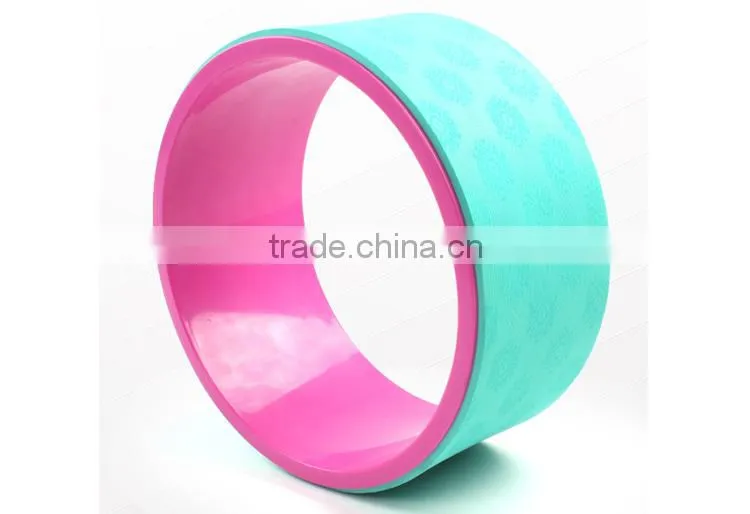 Trending hot products yoga wheel with customized color , abs yoga wheel , exercise fitness yoga wheel