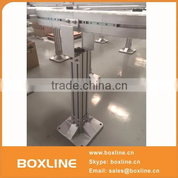 Modular plastic conveyor chain