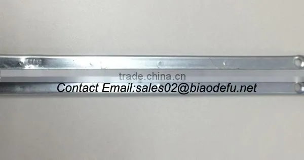 Two hole centre distance 2" hidden rail/track metal upright