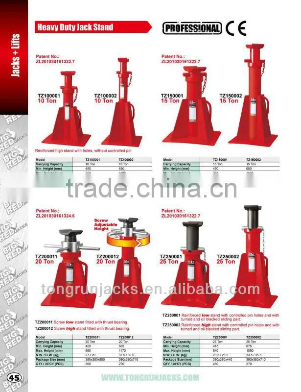 Torin BigRed special auto tool 20t truck stand screw type