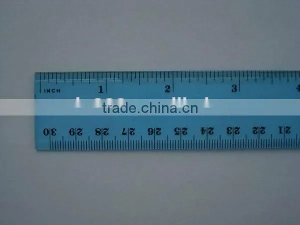 plastic straight 30cm ruler for OEM design
