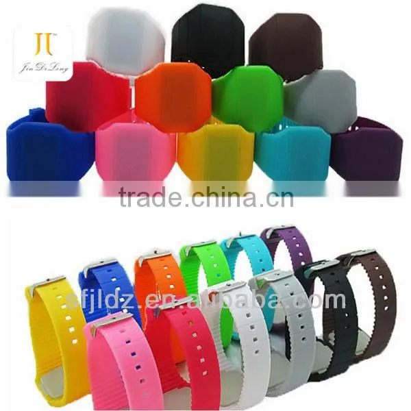 China Wholesale Custom Silicon Led Watch Chinese Wholesale Watches