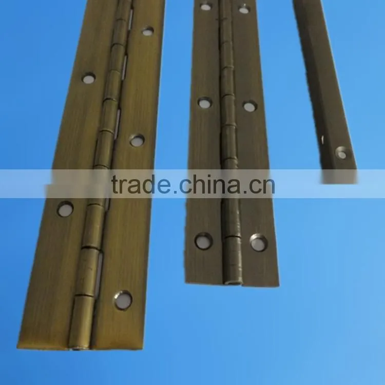 long hinges, long piano hinge,long brass plated piano hinge