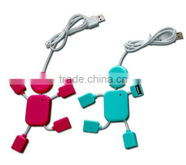 High speed Round shape mini 4 port USB Hub