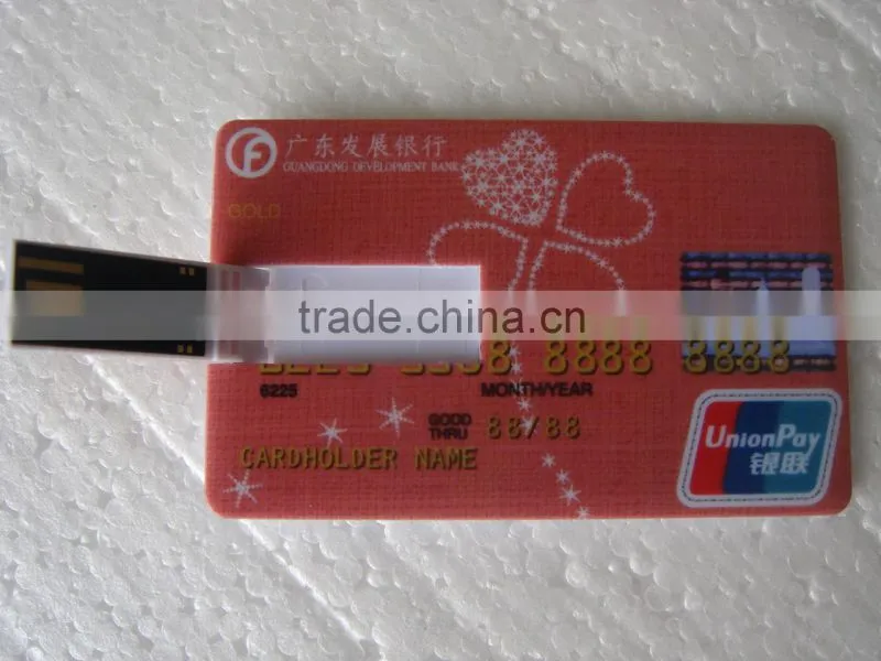 promotional business Card size USB flash memory