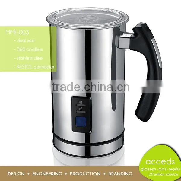 GS/CE/ERP/LFGB/ROHS/ETL/CB Certificated Stainless Steel Milk Foam Maker