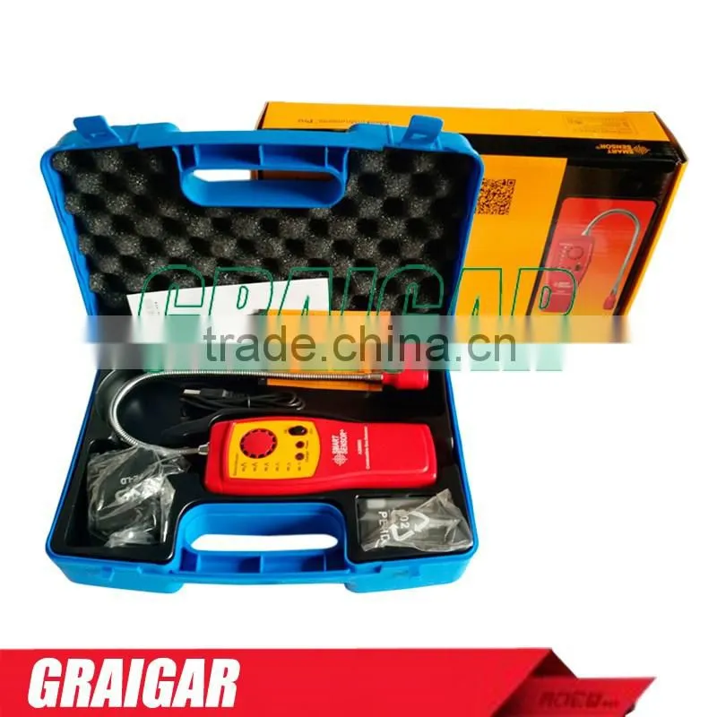 Smart Sensor Combustible gas analyzer flammable gas Leak Detector rechargeable battery AS8800