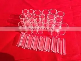 UV quartz glass tube with high purity for heating or lighting application