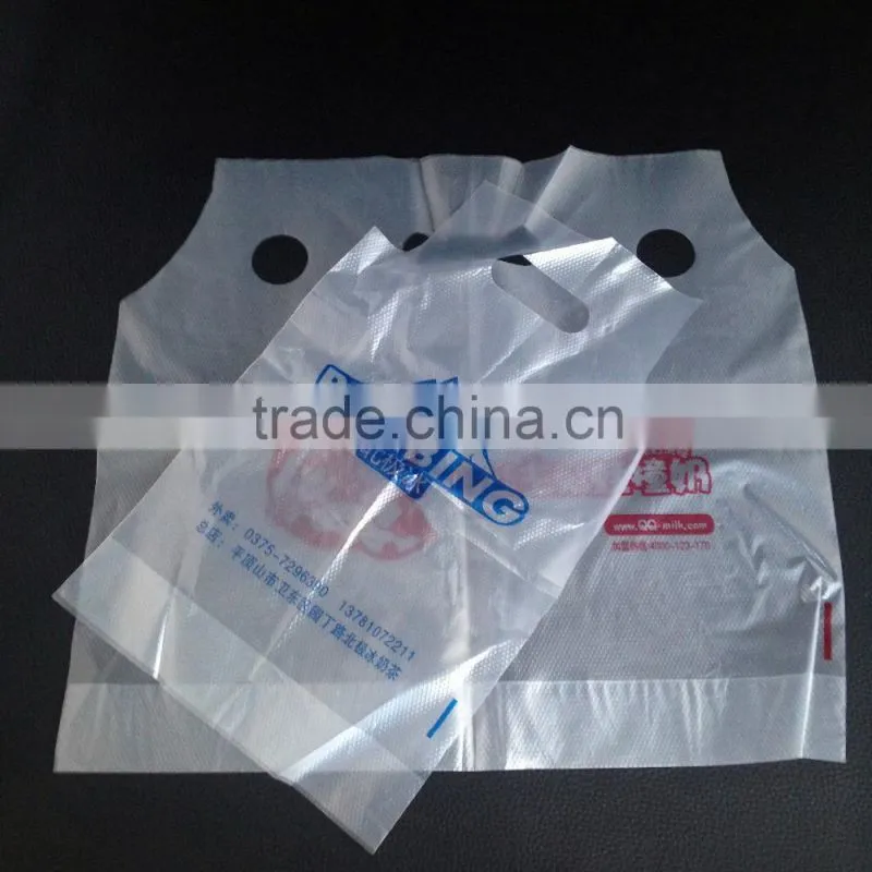 Custom LogoTake Away Coffee Cup Holder Plastic Bag