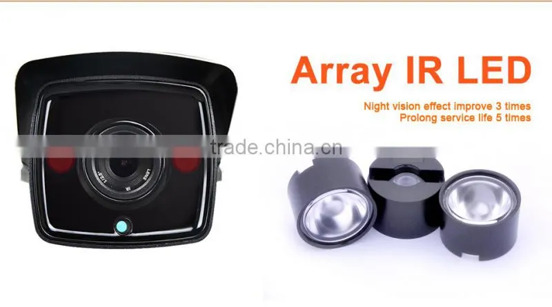 Tollar security matel housing bullet hd 960p 1.3MP cctv waterproof Bullet Surveillance array LED Camera