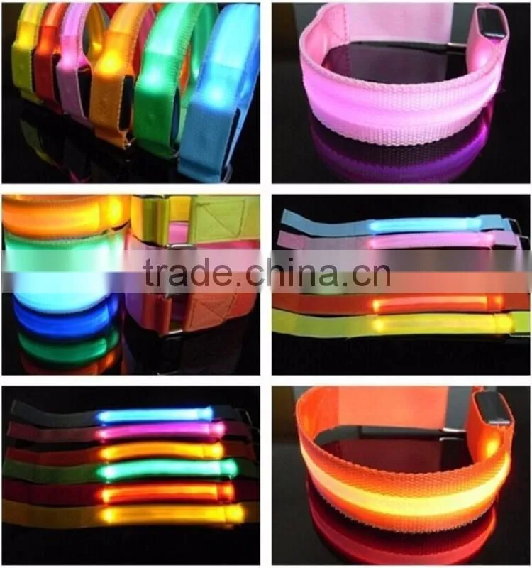 Amazing hot selling factory price colorful led cycling armband China