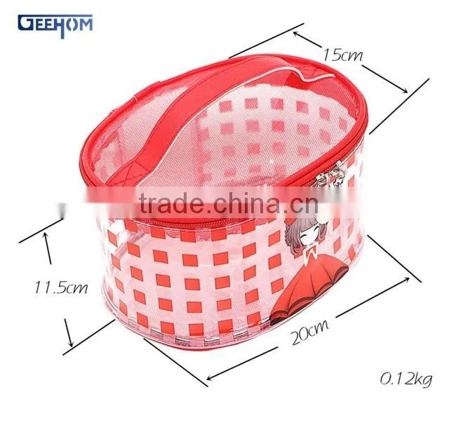 clear pvc zipper bag cheap custom waterproof pvc bag