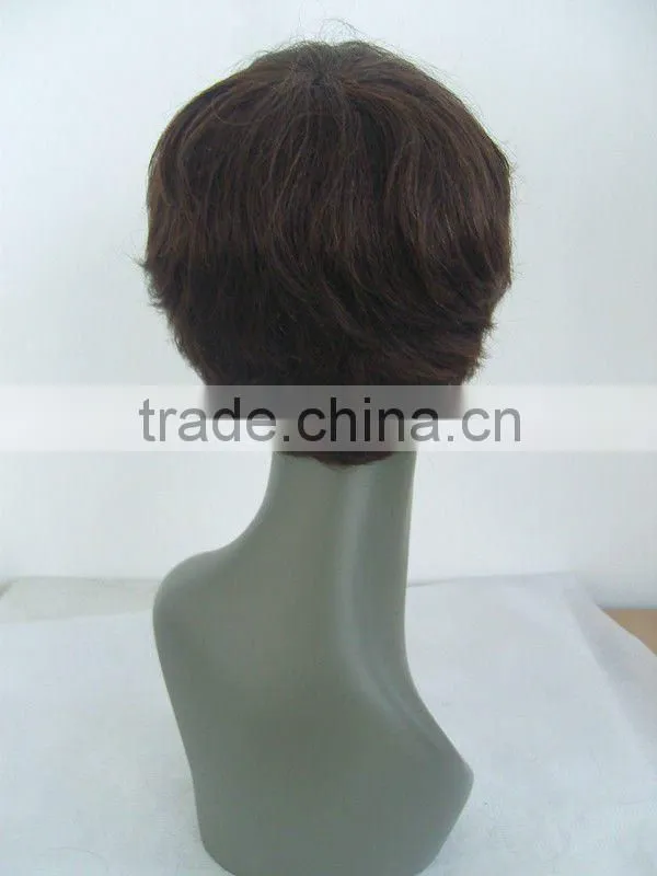 100% human hair wigs short european hair wigs