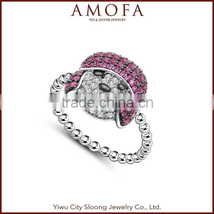Korean Style Jewelry Sale Round Sliver S925 Silver Rings