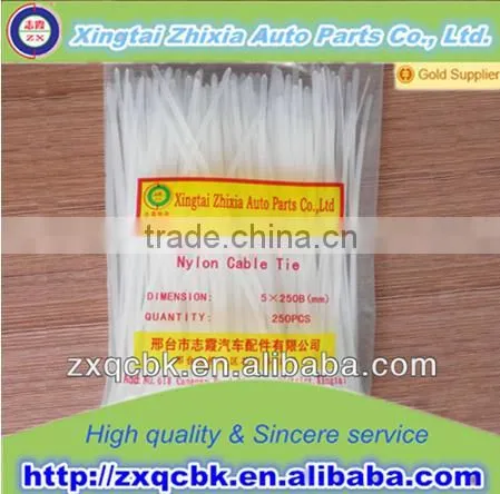 ZX White Marker Cable Ties/manufactur Adjustable cable ties/cable tie all size