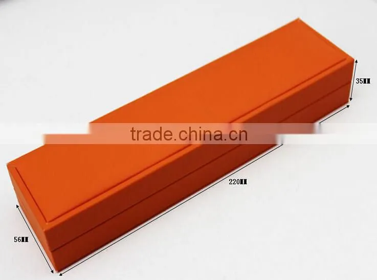 custom luxury Rectangle shape leather watch box