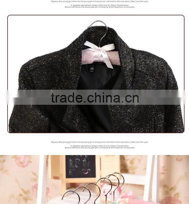 Customized sponge satin hangers