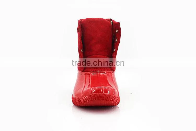 Made in china 10 Years experience Rubber Summer transparent rain boots women