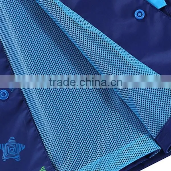 high quality environmental kids EVA plastic raincoats