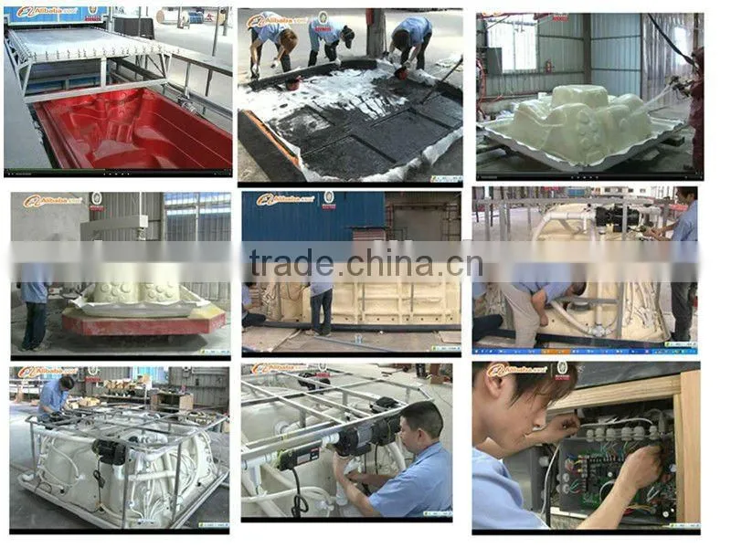 US Acrylic Fiberglass 5.8 Meters Sex Massage Mobile Swim Spa Pool JY8601