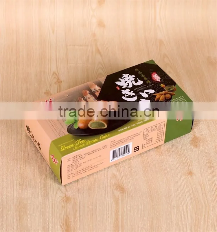 different color paper snack box
