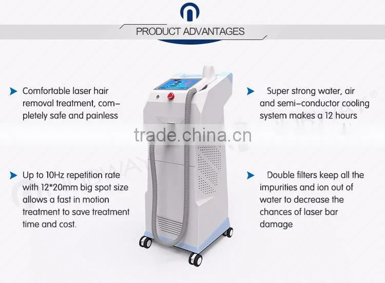 Hair Laser Removal Diodo With CE portable diode laser hair removal machine for sale