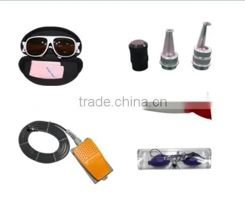 2014 factory price hot seller nd yag laser / 1064nm & 532nm / q-switched nd yag laser beauty machine