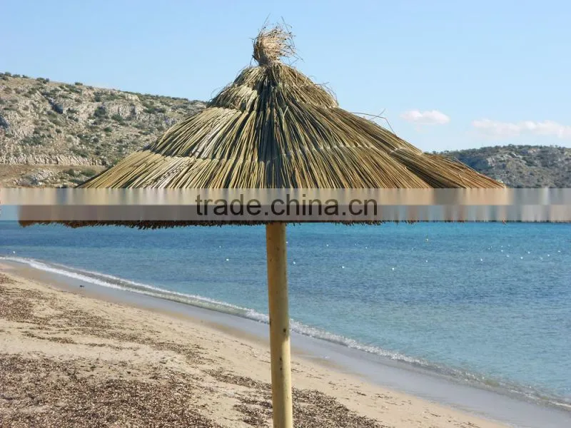 PALM LEAF THATCH UMBRELLA, SEAGRASS UMBBRELLA - CHEAPEST PRICE