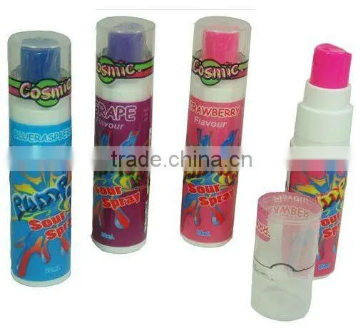 Delicious acid spray candy