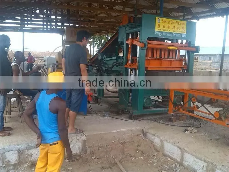 Heavy industries QT5-20 Concrete Hollow&Paver brick making machine production line