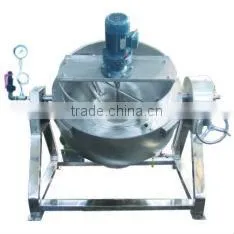 Steam Jacketed Kettle with Agitator, 600 Liter, full Stainless Steel 304
