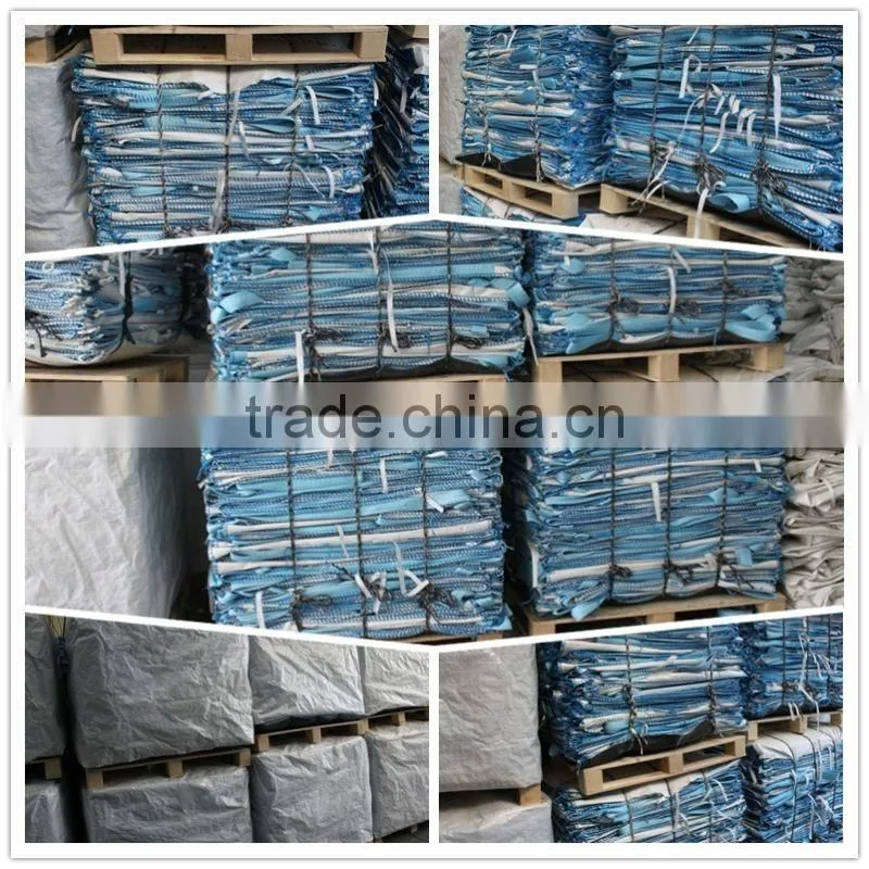 100% polypropylene conductive pp woven big bag, new material , jumbo bag ,ton bag for talcum powder low price by manufactuer
