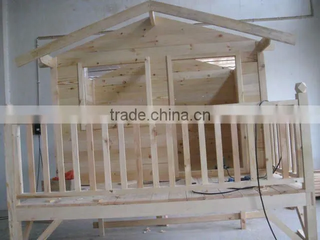 Outdoor Kids Wooden Playhouse with Platform