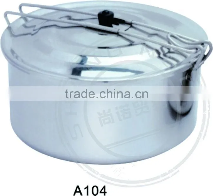 high grade picnic removable handles cooking pots