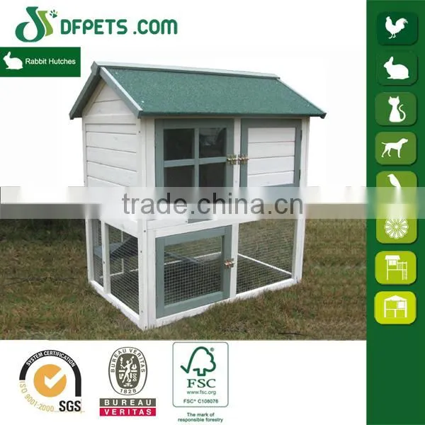 Hot Sale 2 Storey Wood Rabbit hutches
