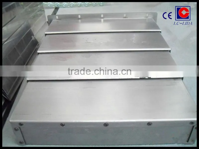 LC-LIDA steel/stainless steel plate telescopic cover(bellow) for machine