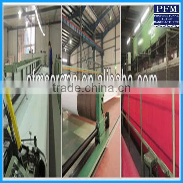 Polyester yarns with copper wire netting