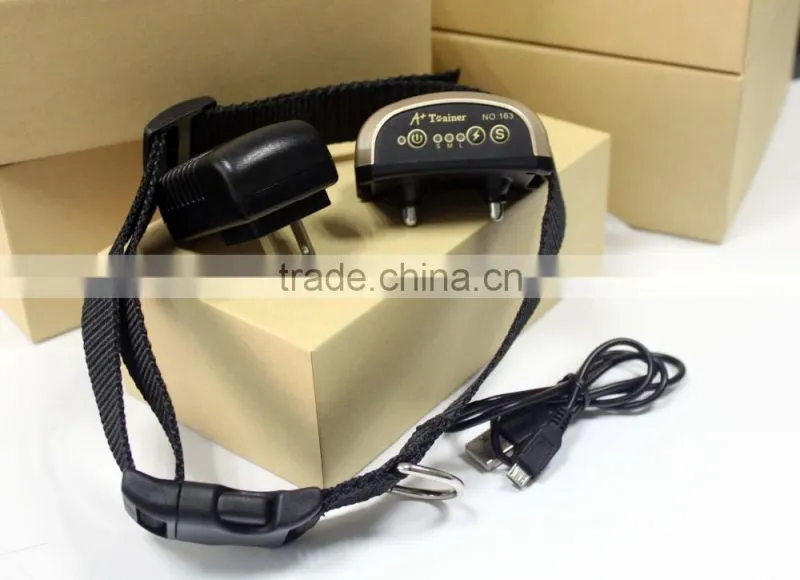 Humane Dog Training Electronic Power Shock Collar Stop Barking pet dog Anti Bark Control