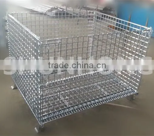 Most Popular Steel Foldable Mesh Wire Storage Cage